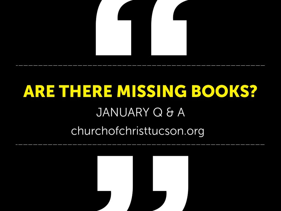 Are There Missing Books?
