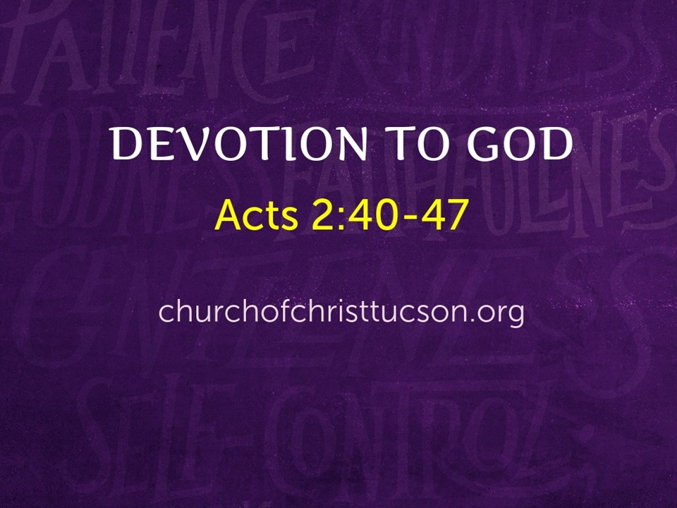 Devotion To God